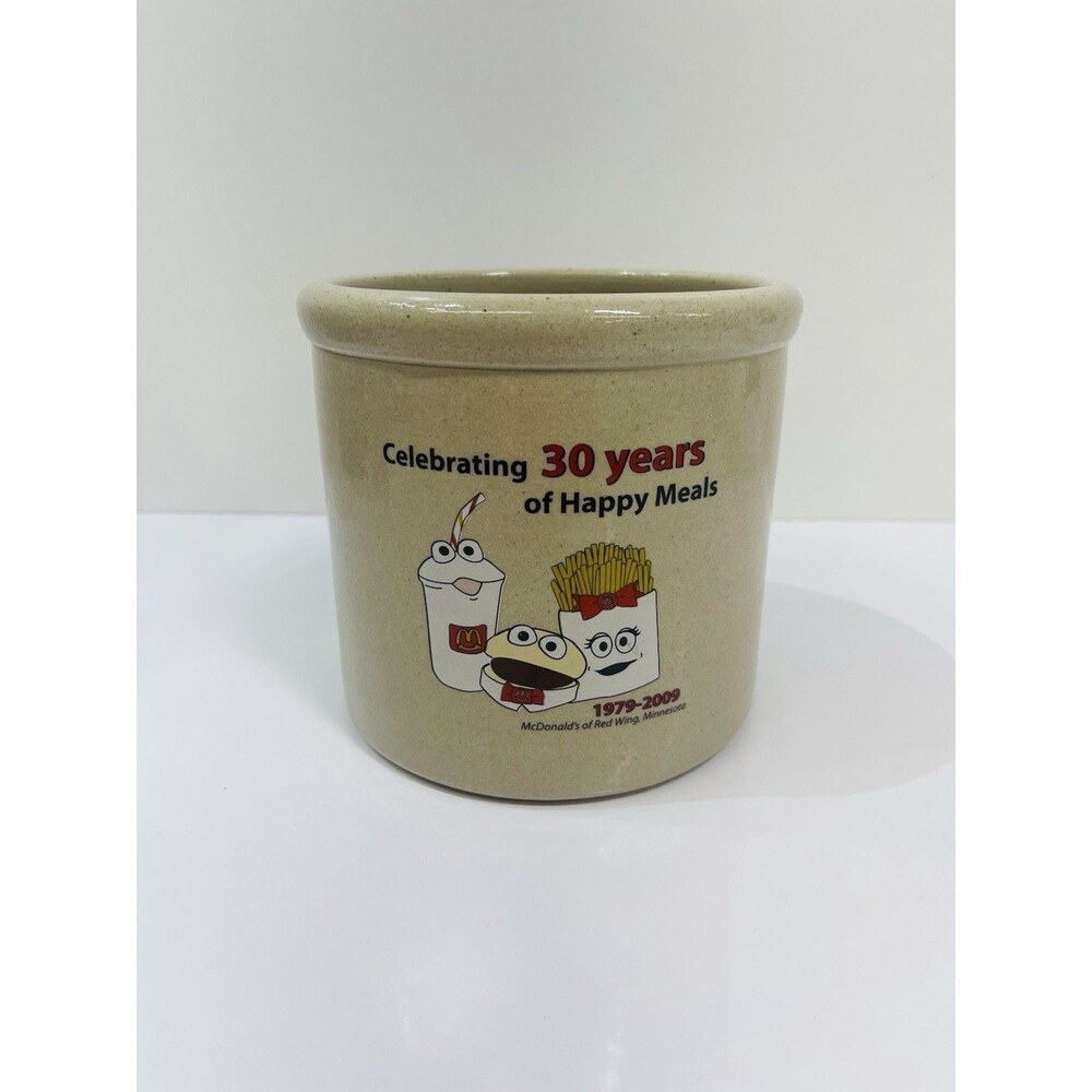 HTF Vtg Red wing McDonalds 30 Years Stoneware Crocks